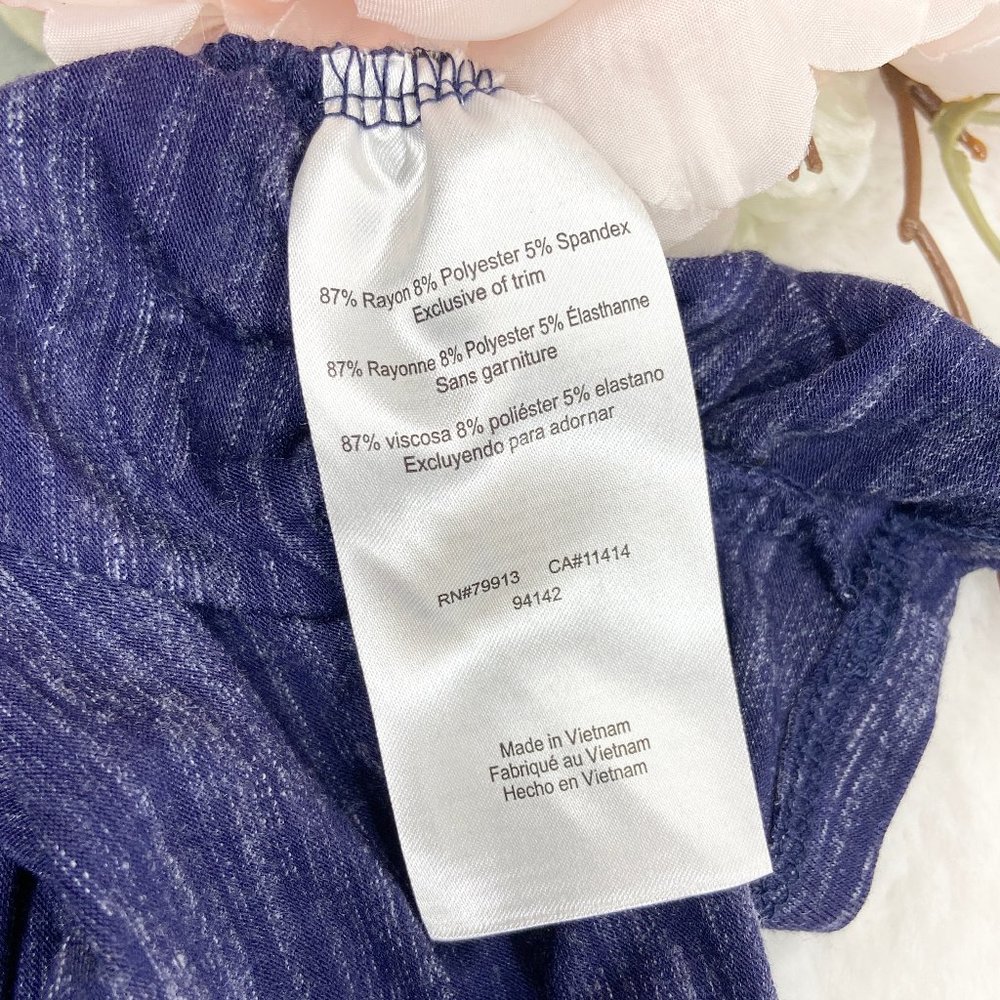 Motherhood Maternity Long Sleeve T-Shirt Blue Extra Small - Picture 6 of 7